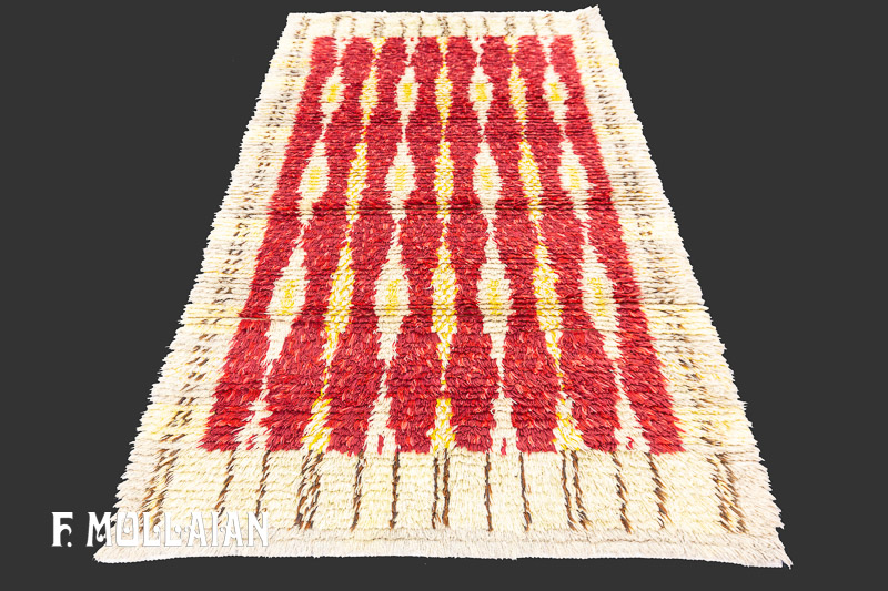 Vintage Swedish Rya Rug n°:47006272